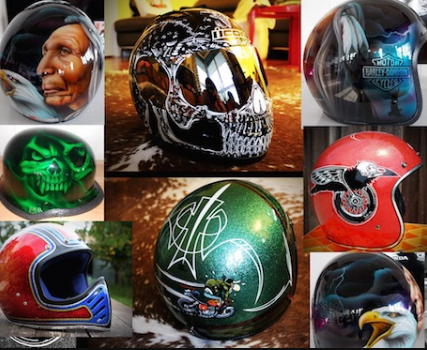 How To Paint A Motorcycle Helmet Kelley Automotive